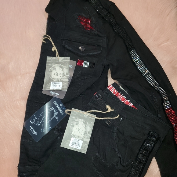 Brand new 2pc blinged Smugglers men's set - Picture 4 of 4